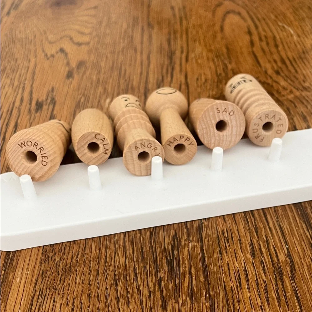 Lovevery Wooden Emotions Stacking Toy